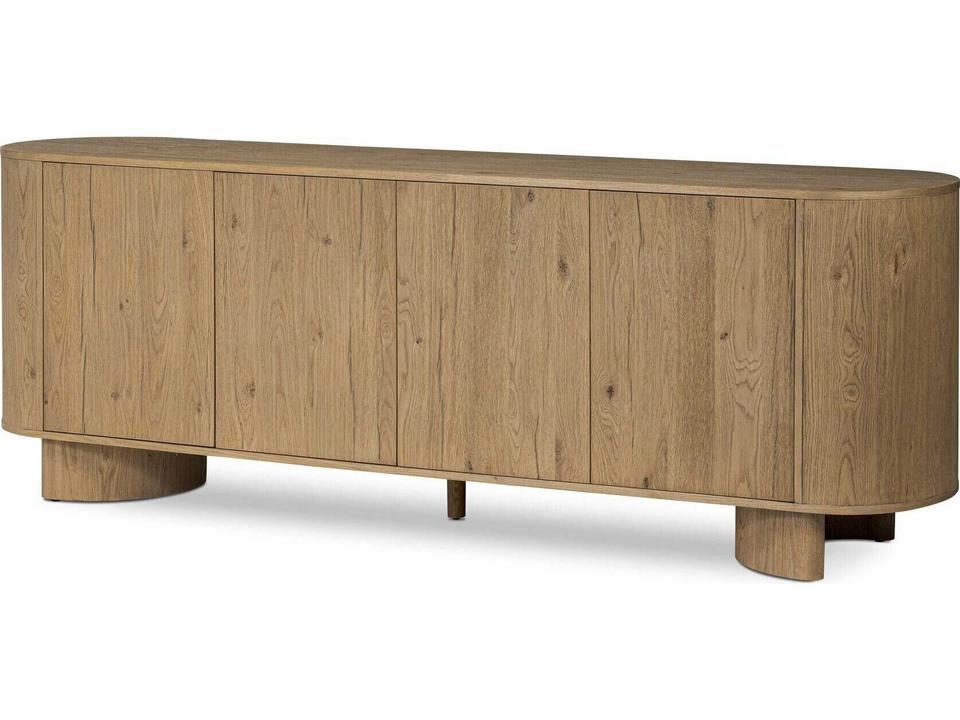 Haiden Paden Sideboard in Worn Oak Wood