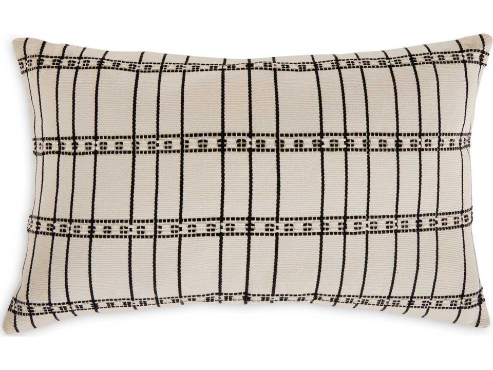 Costa Handwoven Ivory Cotton Chiapas Pillow