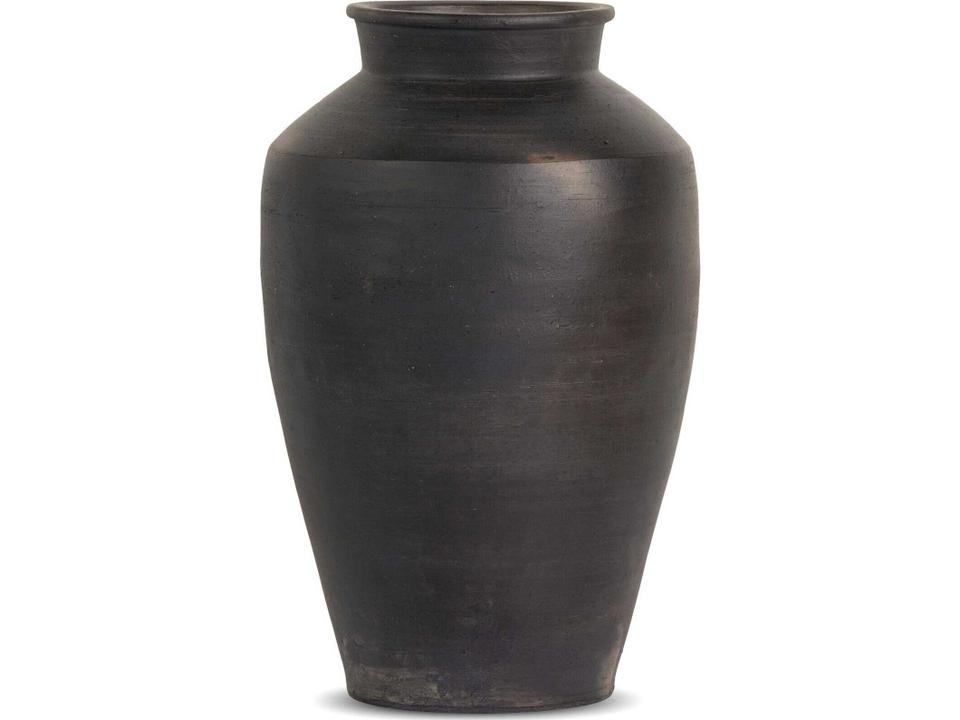 Rockwell Kyland Aged Black Terracotta Vase