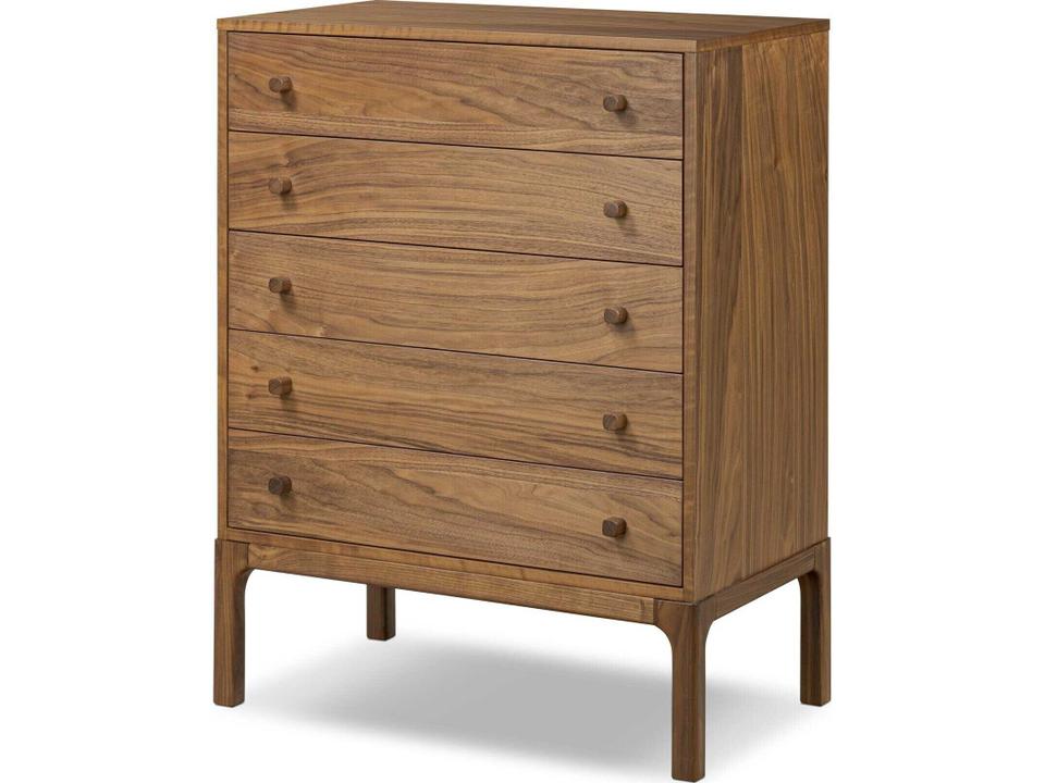 Wallis Arturo Natural Walnut Veneer Walnut Wood Chest