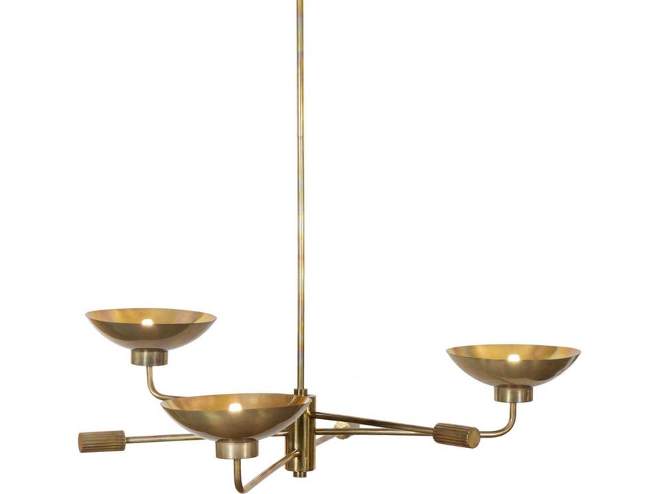 Camden Lund Chandelier - Burnt Brass