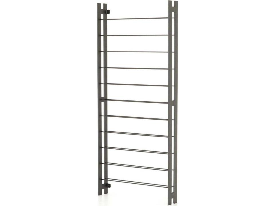 Galloway Wall-Mounting Wine Rack Gunmetal Iron