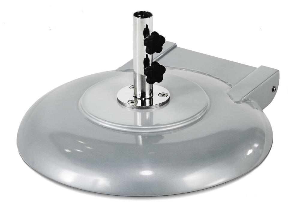 Frankford 100 lb Round Aluminum Umbrella Base with Wheels