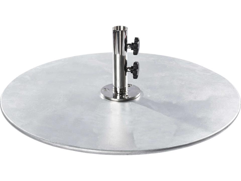 Frankford 30 Inch Round 100 lb Galvanized Steel Stackable Umbrella Base