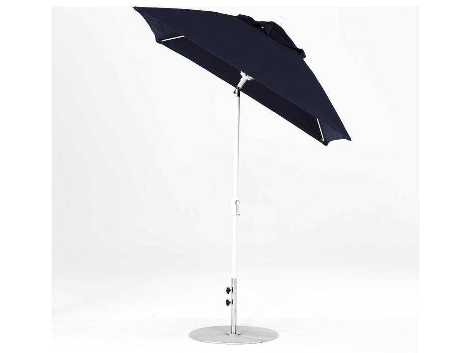 Monterey 6.5 Foot Square Fiberglass Crank Auto Tilt Market Umbrella