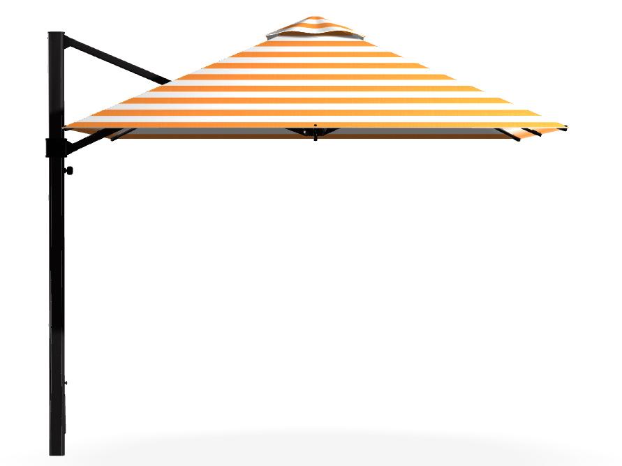 Frankford Aurora Cantilever Patio Umbrella with Infinity Tilt and Crank Lift