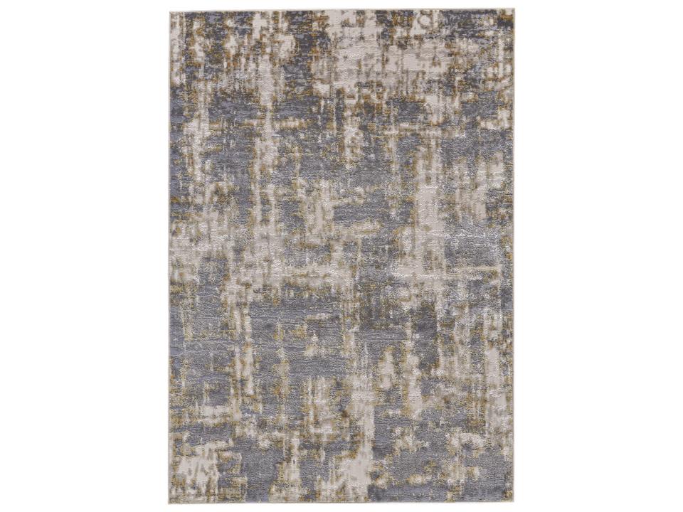 Waldor Area Rug Gold Sterling Modern Abstract
