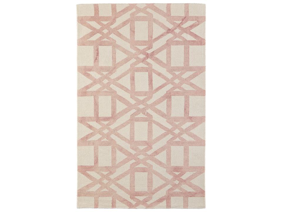 Lorrain Area Rug in Blush A Modern Geometric Design