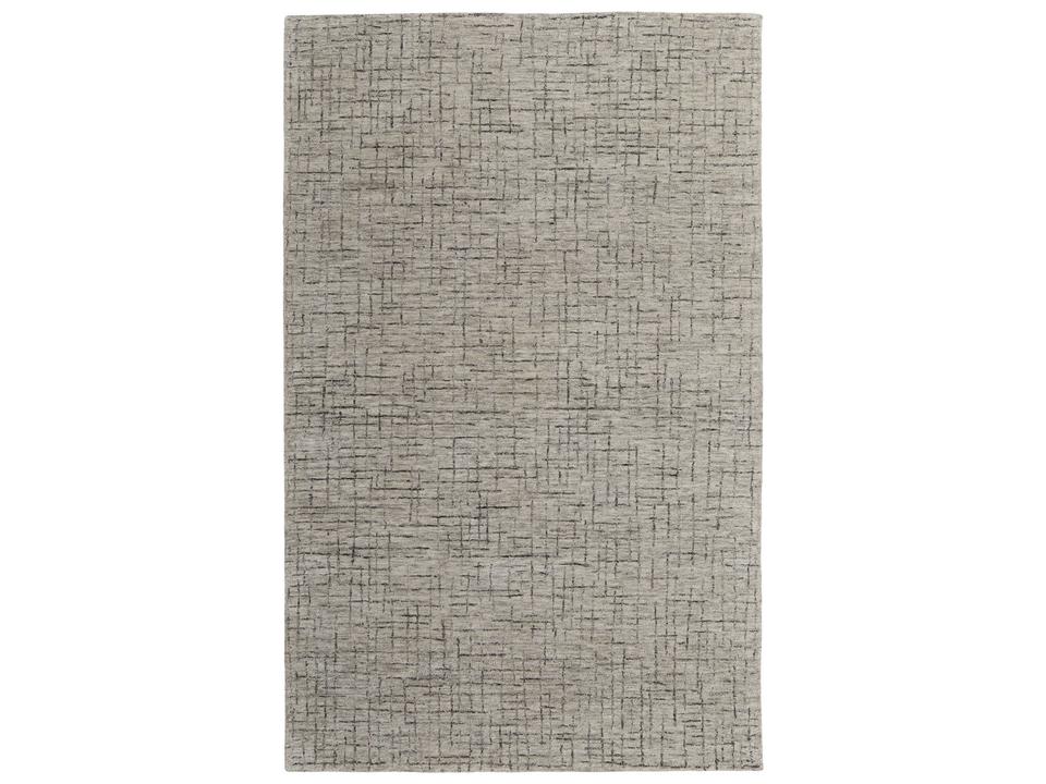 Feizy Belfort Abstract Area Rug in Ivory Gray and Taupe