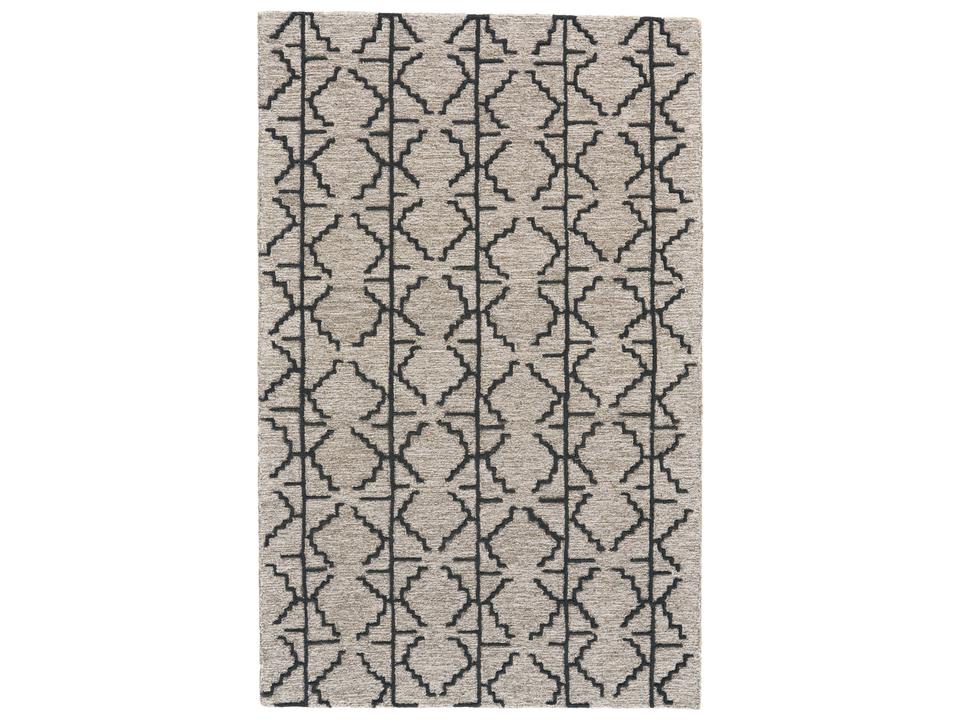 Feizy Enzo Area Rug Charcoal Gray Hand-Tufted Wool