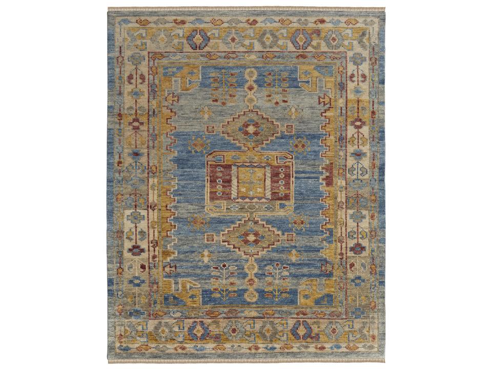 Fillmore Hand-Knotted Wool Bordered Area Rug