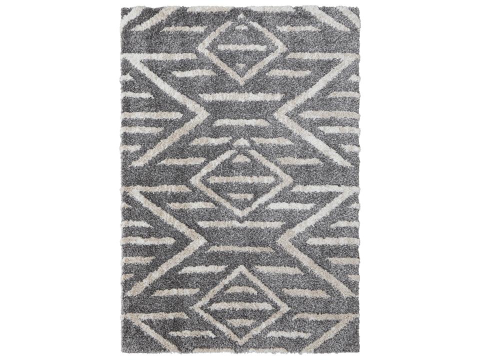 Mynka Shag Geometric Area Rug