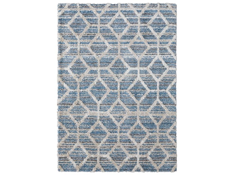 Mynka Shag Geometric Area Rug