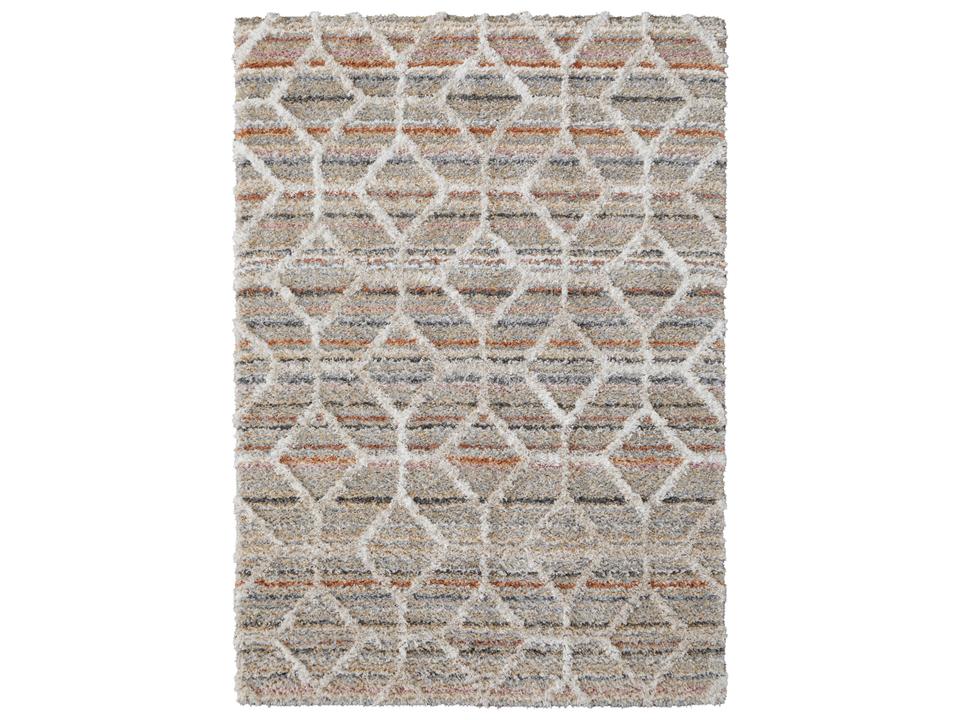 Mynka Shag Geometric Area Rug