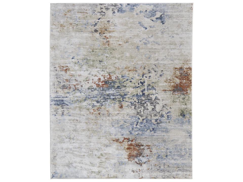 Sonora Abstract Area Rug in Ivory and Multi