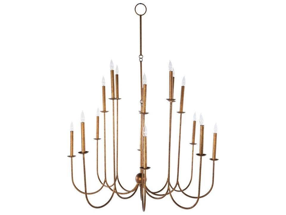 Snow 16-Light Ashwell Gold Candelabra Chandelier