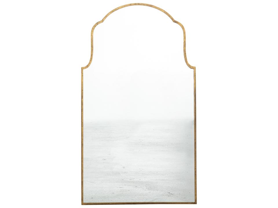 Pauline Gilded Gold Arched Wall Mirror