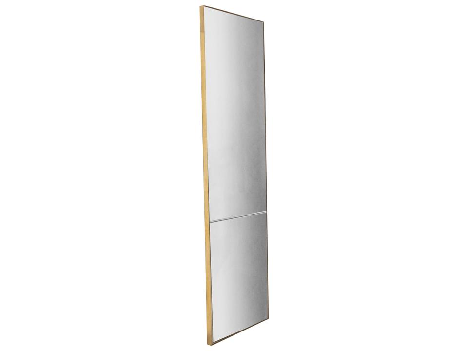 Tara Gray Rectangle Wall Mirror with Antique Finish