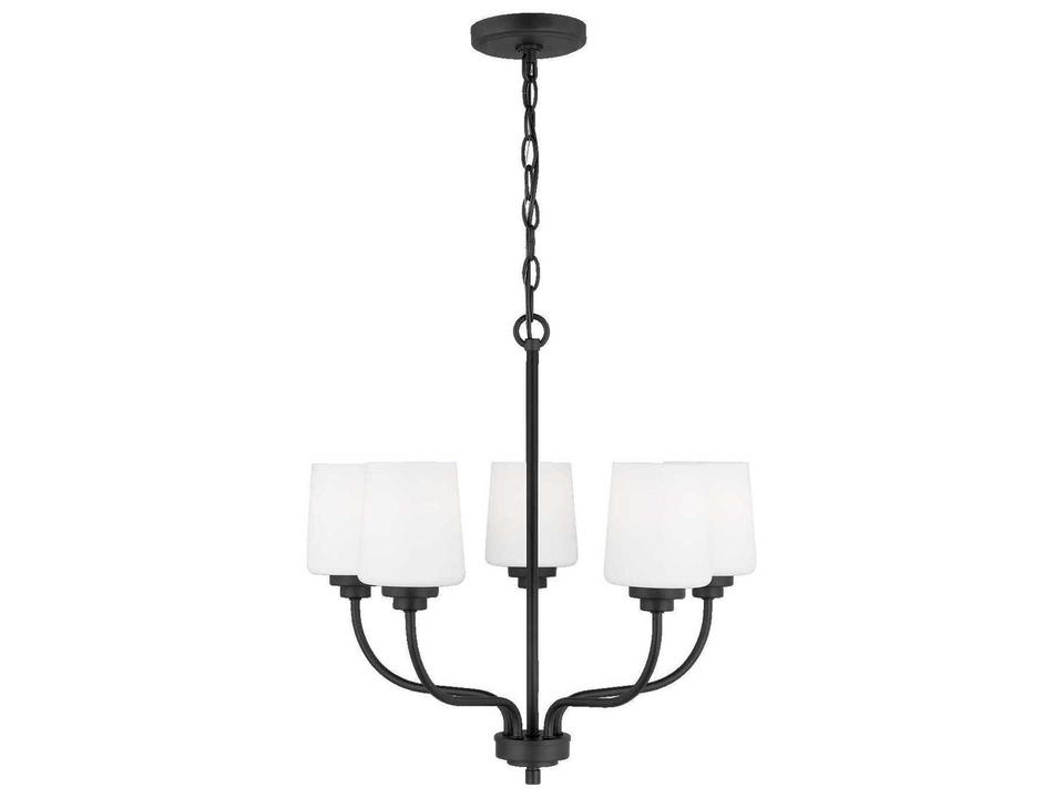 Windom 5-Light Chandelier in Midnight Black