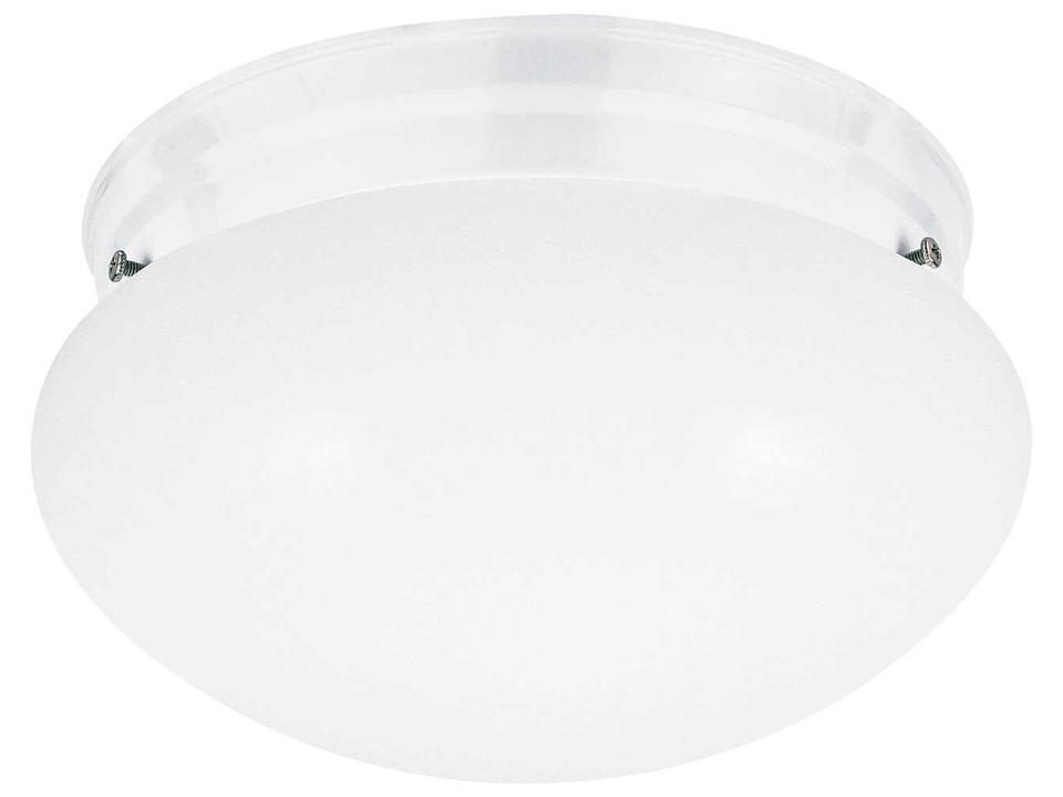Webster 1-Light Flush Mount Ceiling Light in White