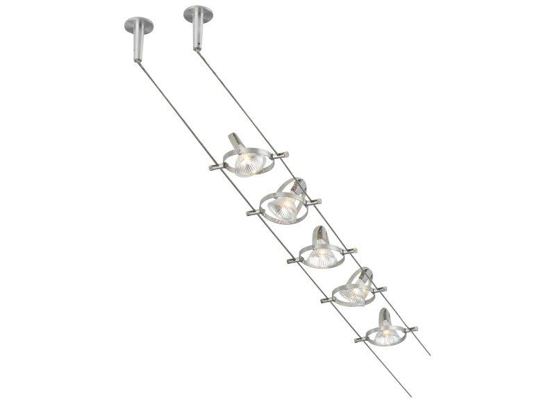 Tiella 5-Light Matte Nickel Spot Light
