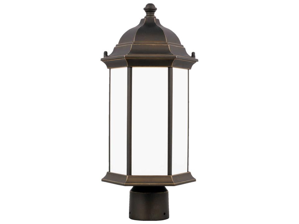 1-Light Sevier Outdoor Post Lantern in Antique Bronze