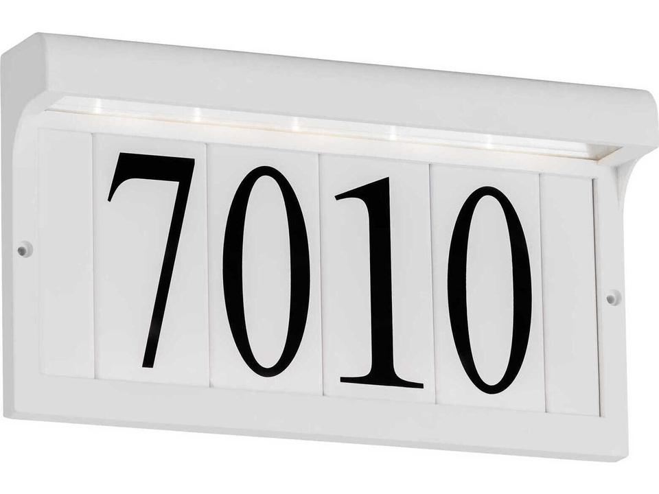 Address 1-Light LED Wall Light in White