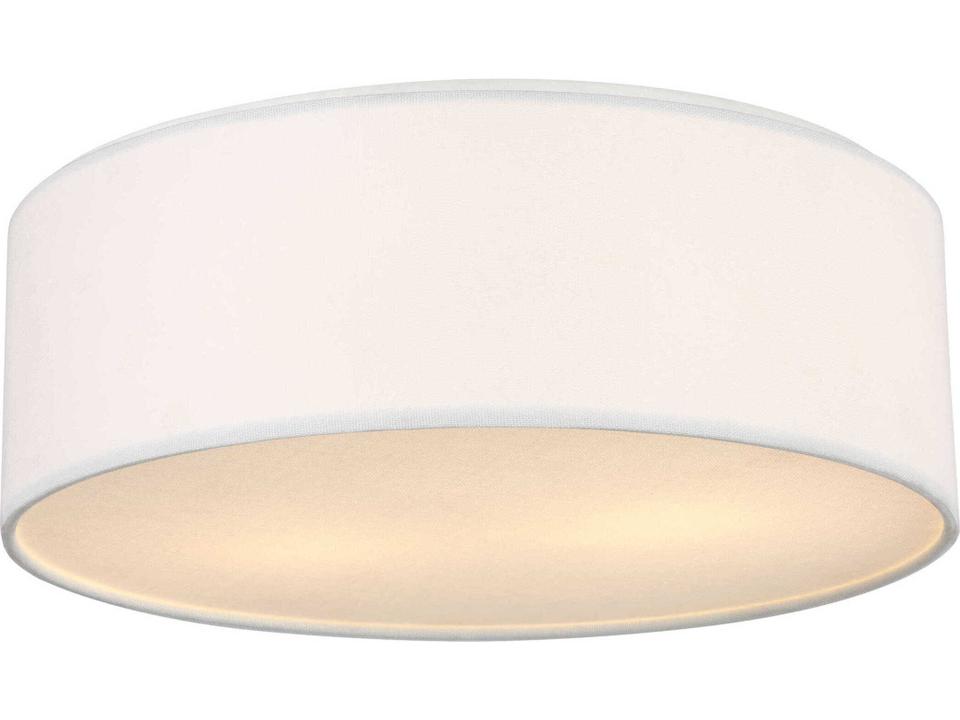 Larson 3-Light Flush Mount Ceiling Light in Matte White
