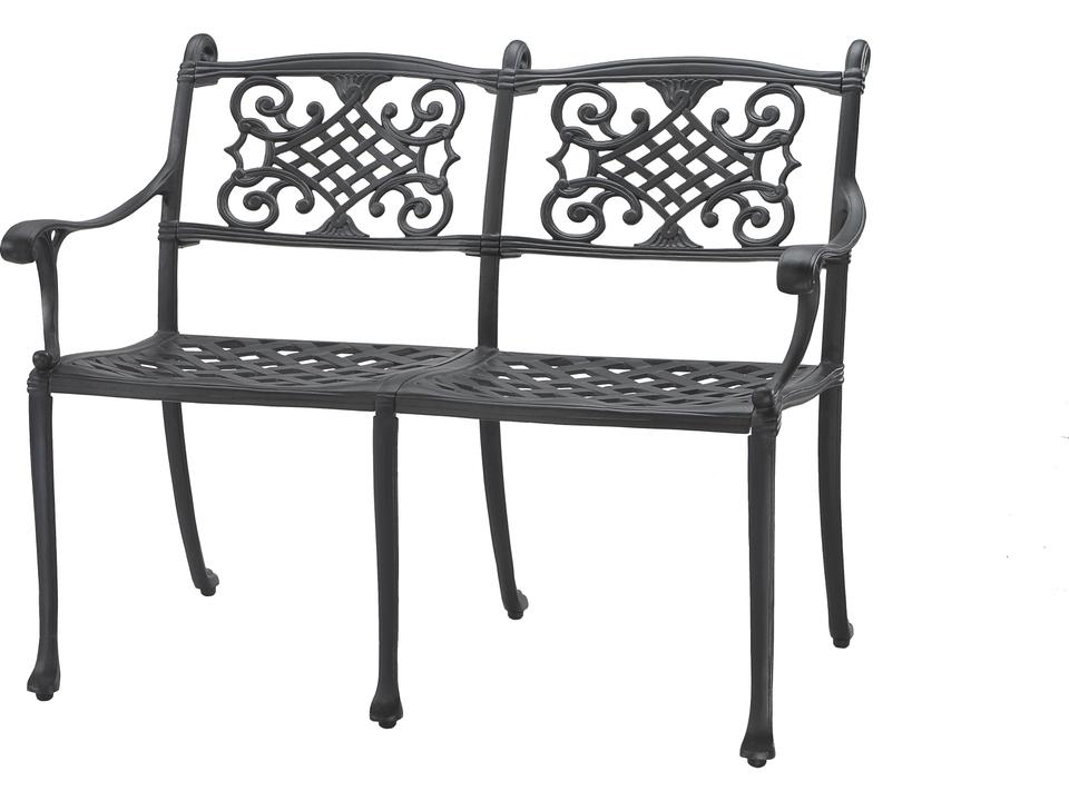 Michigan Cast Aluminum Patio Bench - Knock Down