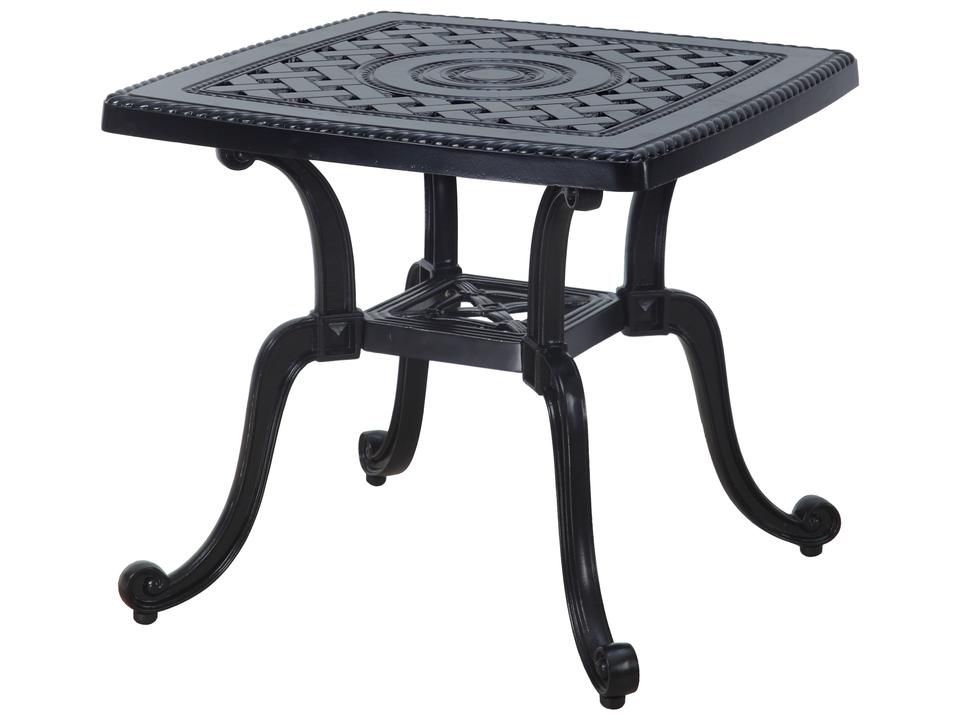 GenSun Grand Terrace Cast Aluminum Square Patio End Table