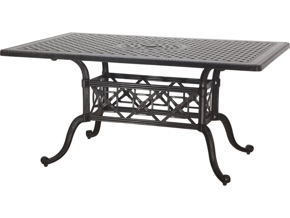 Grand Terrace 72-Inch Rectangular Cast Aluminum Counter Height Table