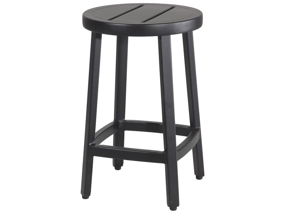 Plank Aluminum Cushion Outdoor Counter Stool