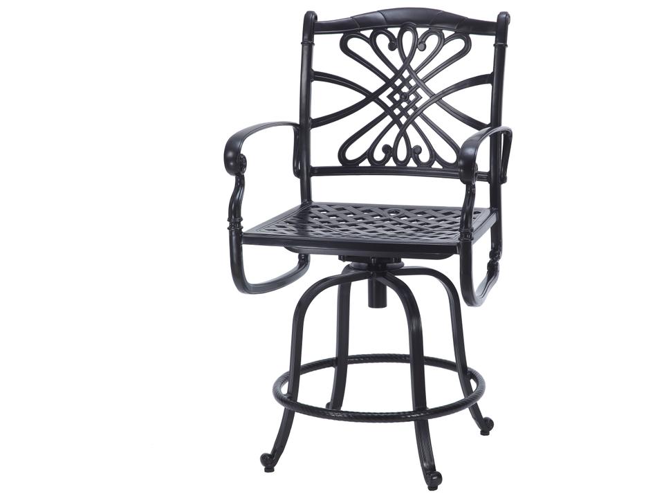 Bella Vista Cast Aluminum Swivel Patio Counter Stool