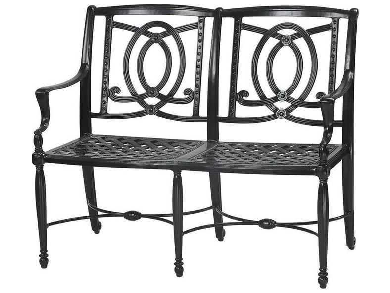 Bel Air Cast Aluminum Patio Bench
