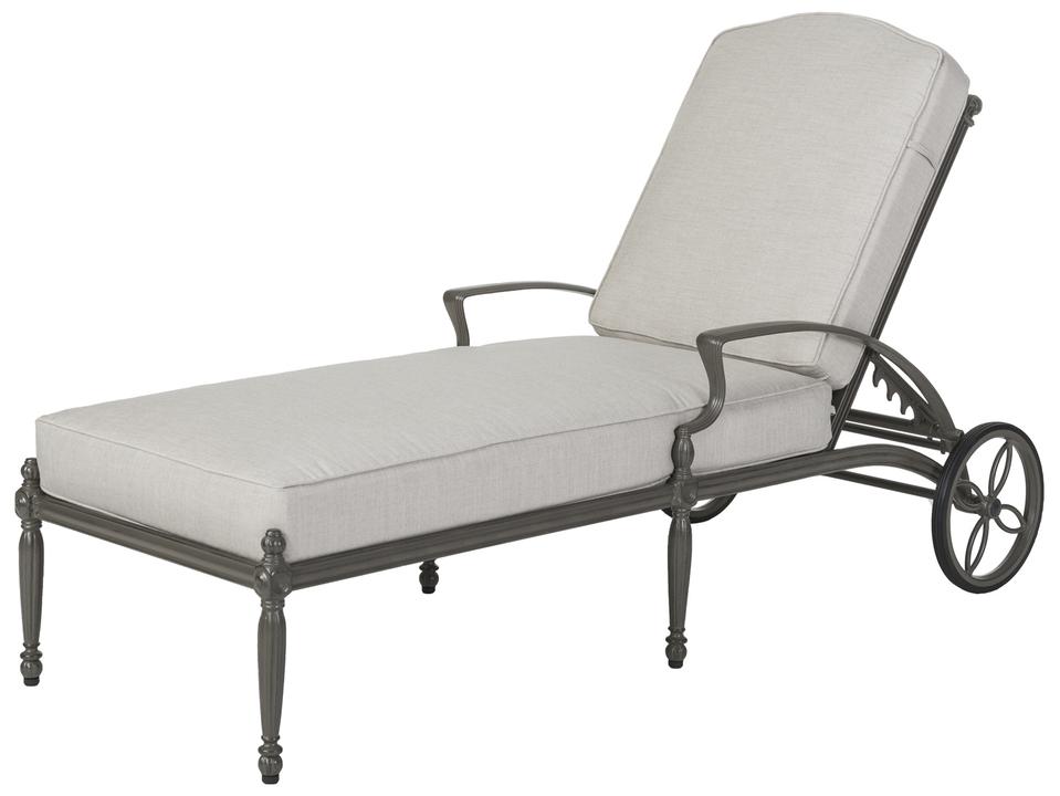Bel Air Cast Aluminum Outdoor Patio Chaise Lounge