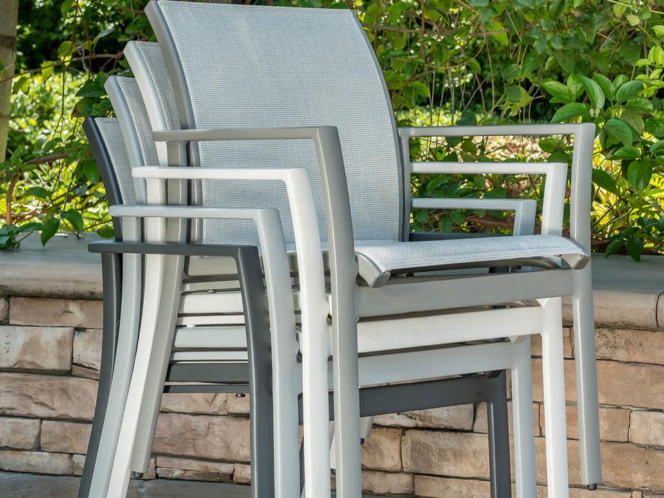 Echelon Sling Aluminum Outdoor Lounge Set