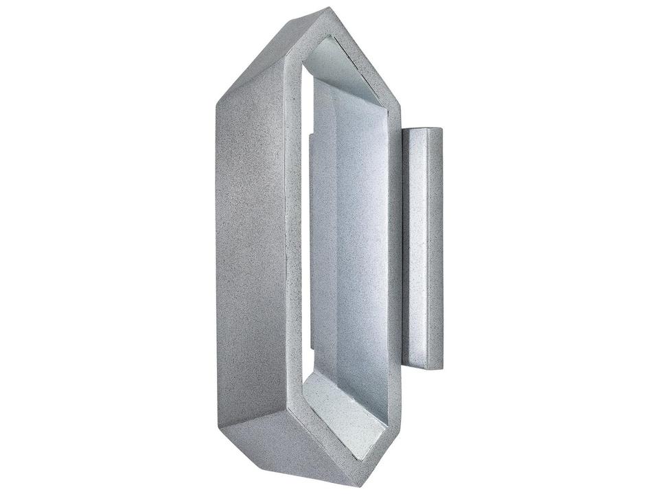 Pitch 1-Light LED Outdoor Wall Sconce in Sand Silver