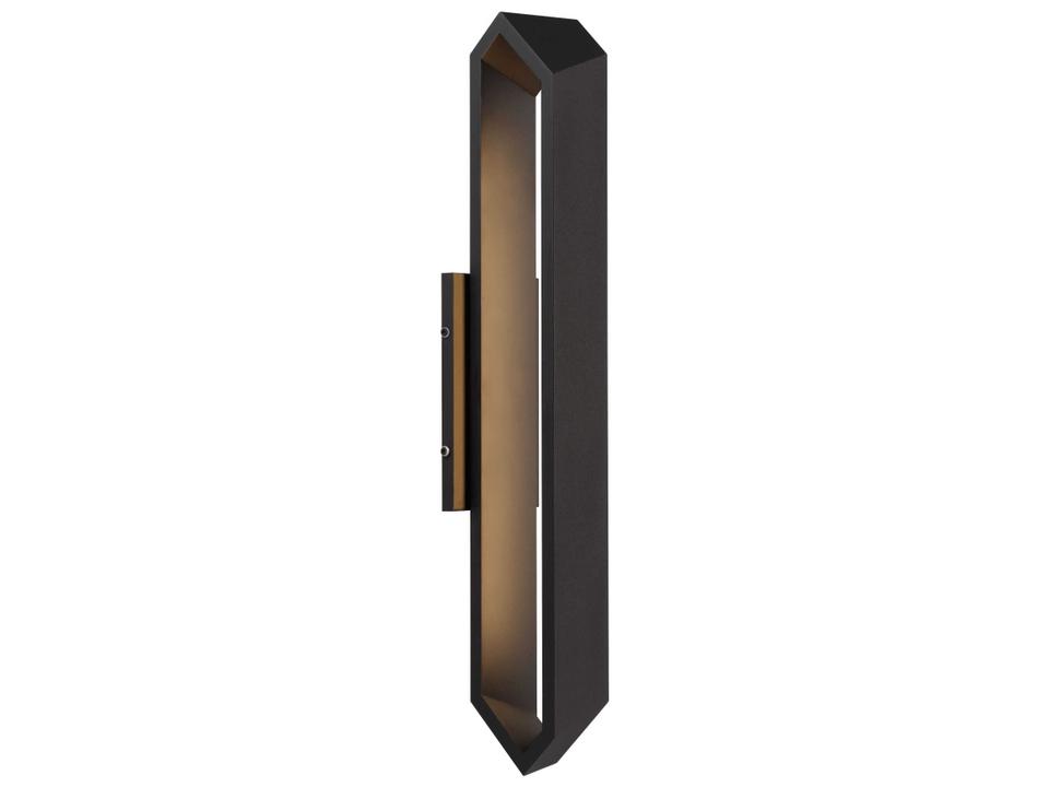 Pitch 1-Light LED Outdoor Wall Light in Coal