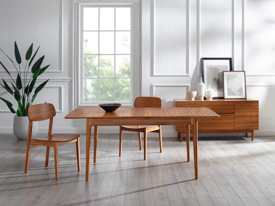 Erikka Bamboo Wood Counter Dining Room Set