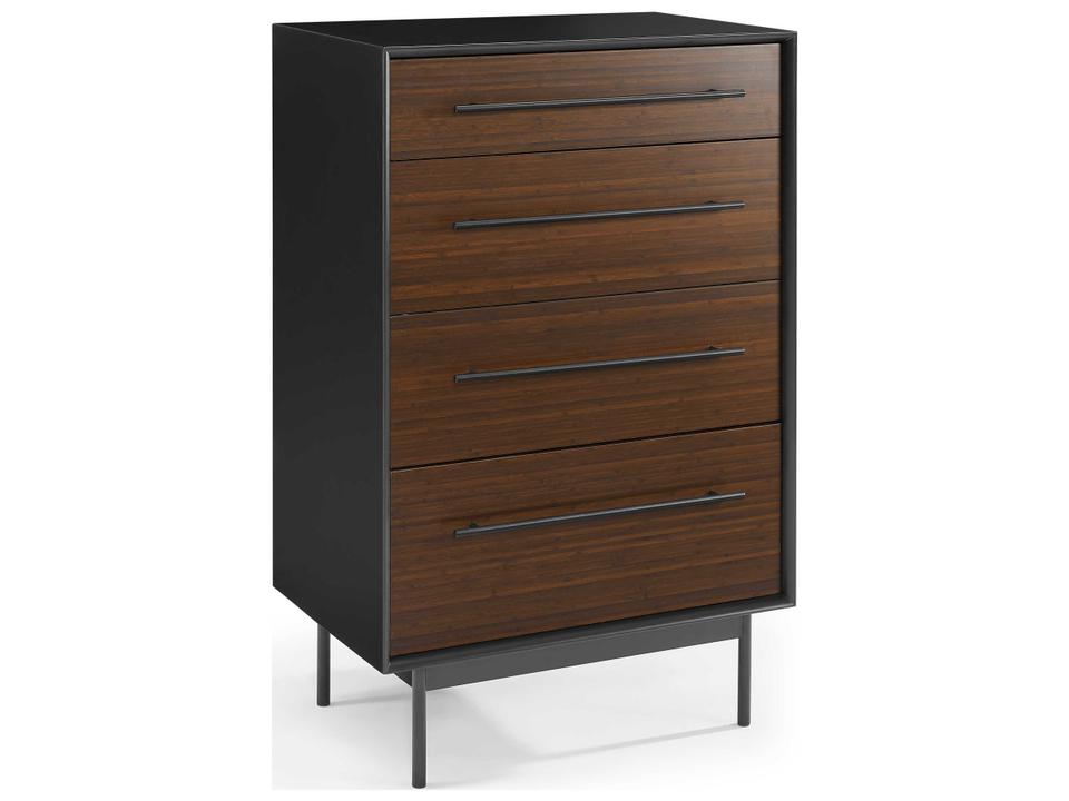 Park Avenue 4 Drawer High Chest in Ruby