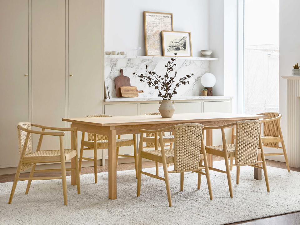 Annex Oak Wood Dining Room Set