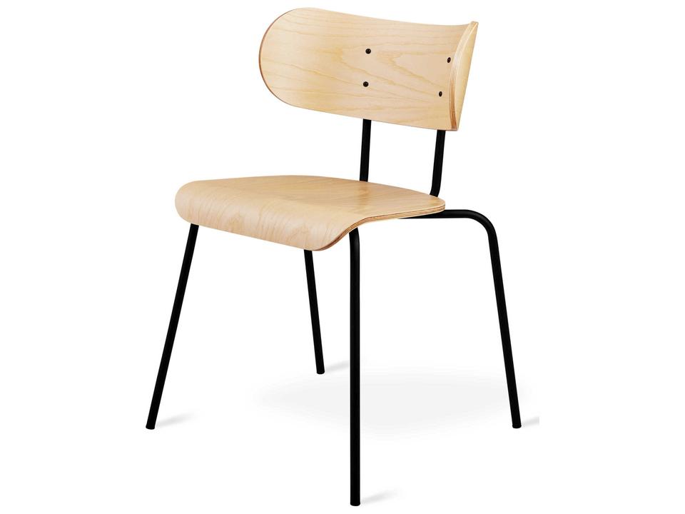 Bantam Ash Wood Brown Side Dining Chair