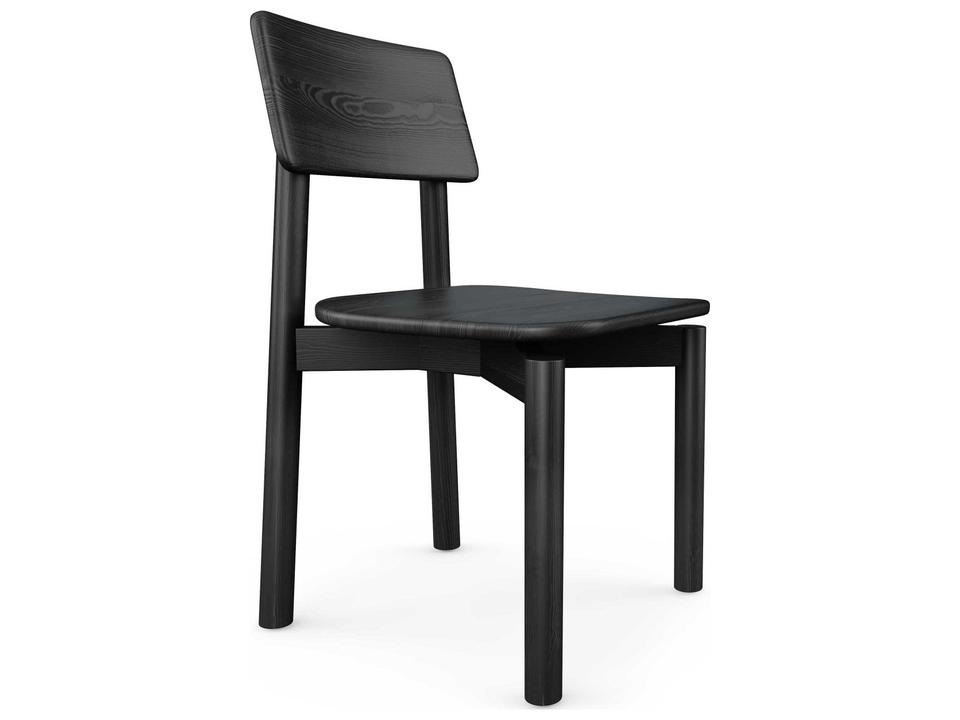 Ridley Wood Side Dining Chair Black Ash