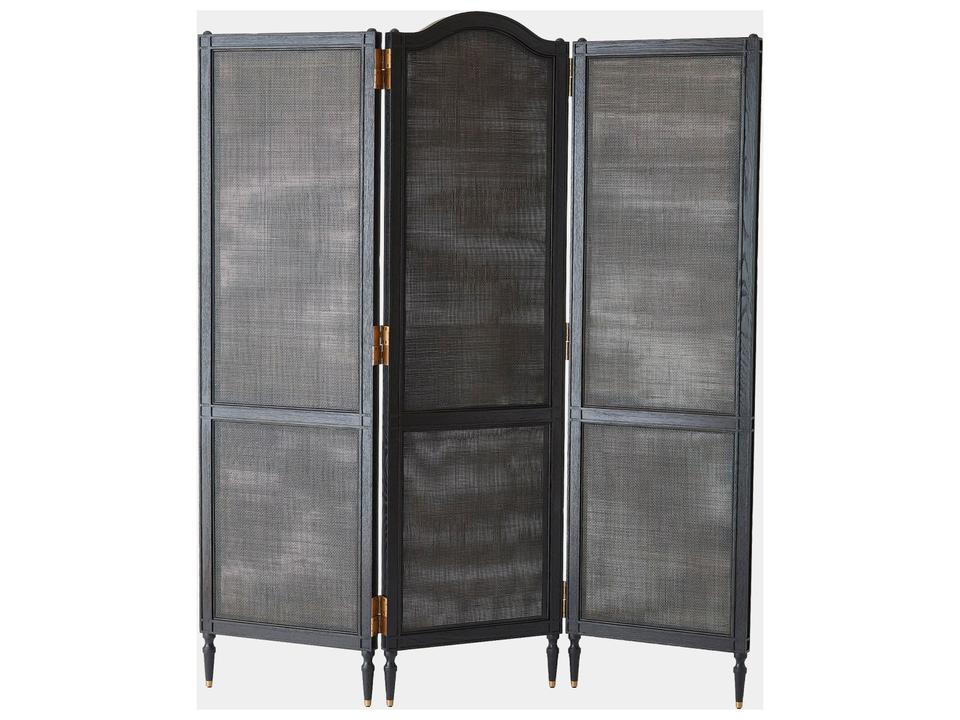Josephine Black 3 Panel Room Divider