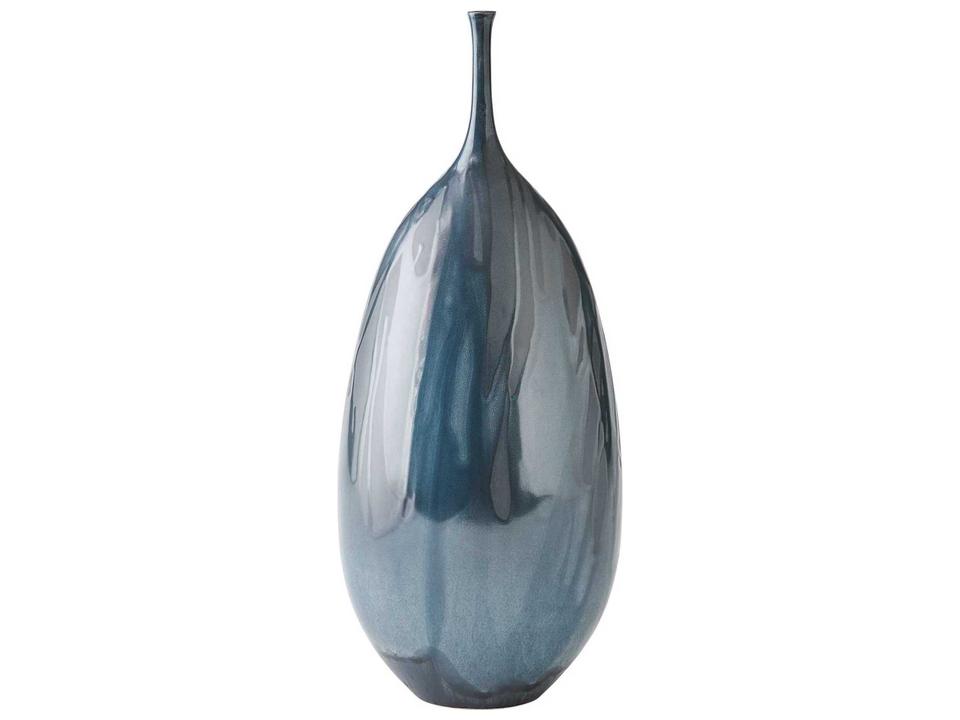 Splash Reactive Blue Decorative Bottle Large