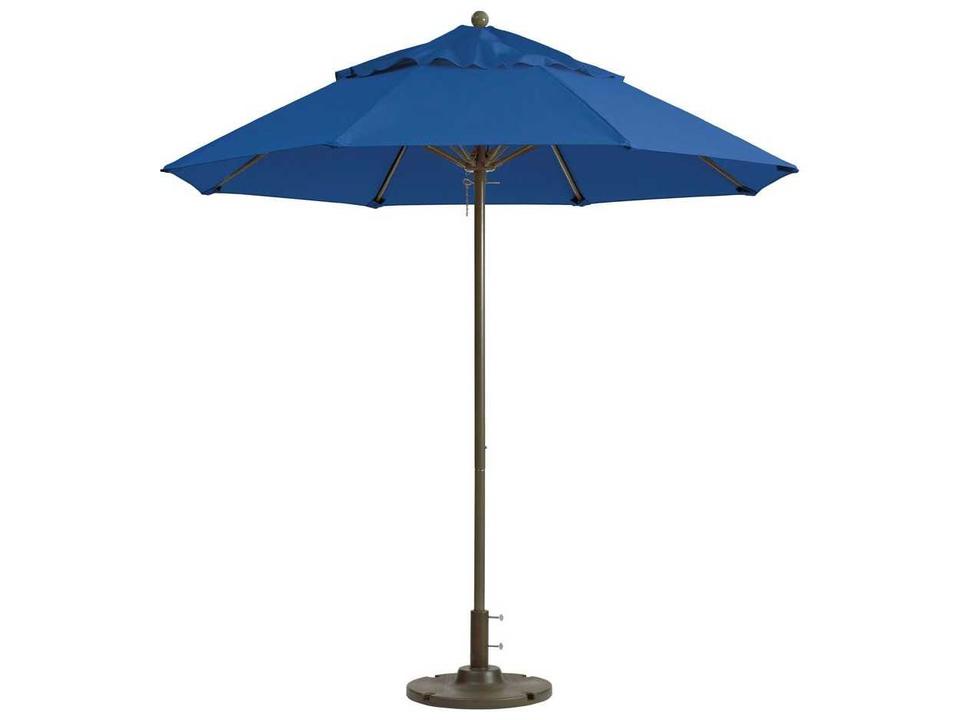 Windmaster 7.5 Foot Round Patio Umbrella in Pacific Blue