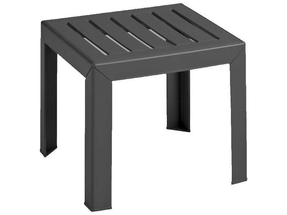 Bahia Square Outdoor Low Table Resin Charcoal
