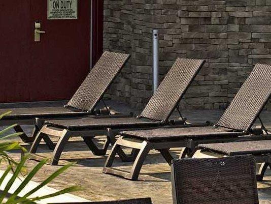 Java Resin Bronze Mist Patio Lounge Set in Espresso