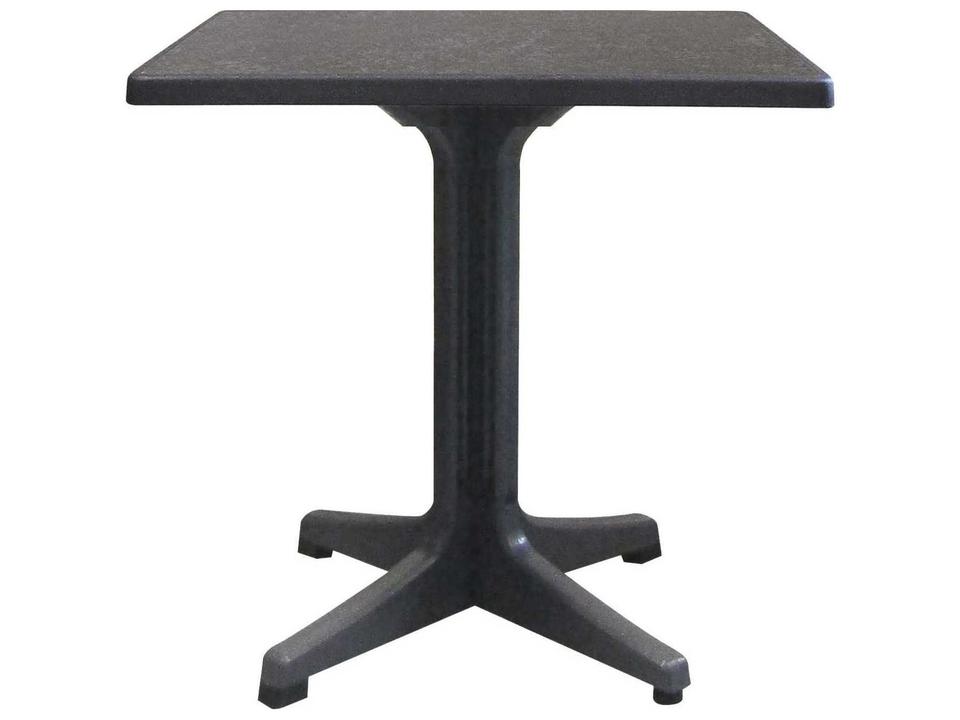 Omega 32-Inch Square Dining Table in Dark Concrete