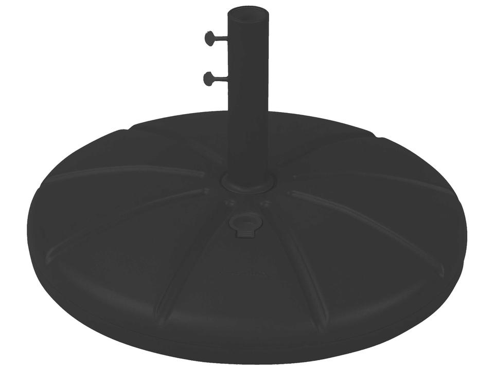 Resin Black Umbrella Base with Filling Cap